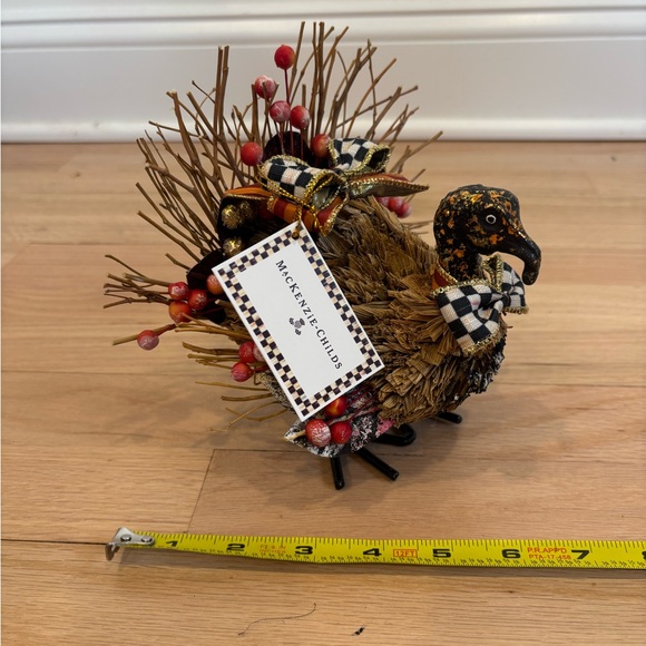 MacKenzie-Childs Harvest Turkey small brand new in box - Picture 14 of 15